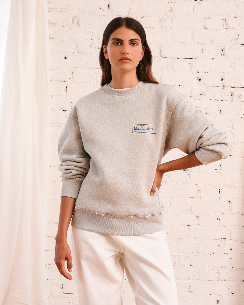 Merci - Miles Sweatshirt - Heather Gray