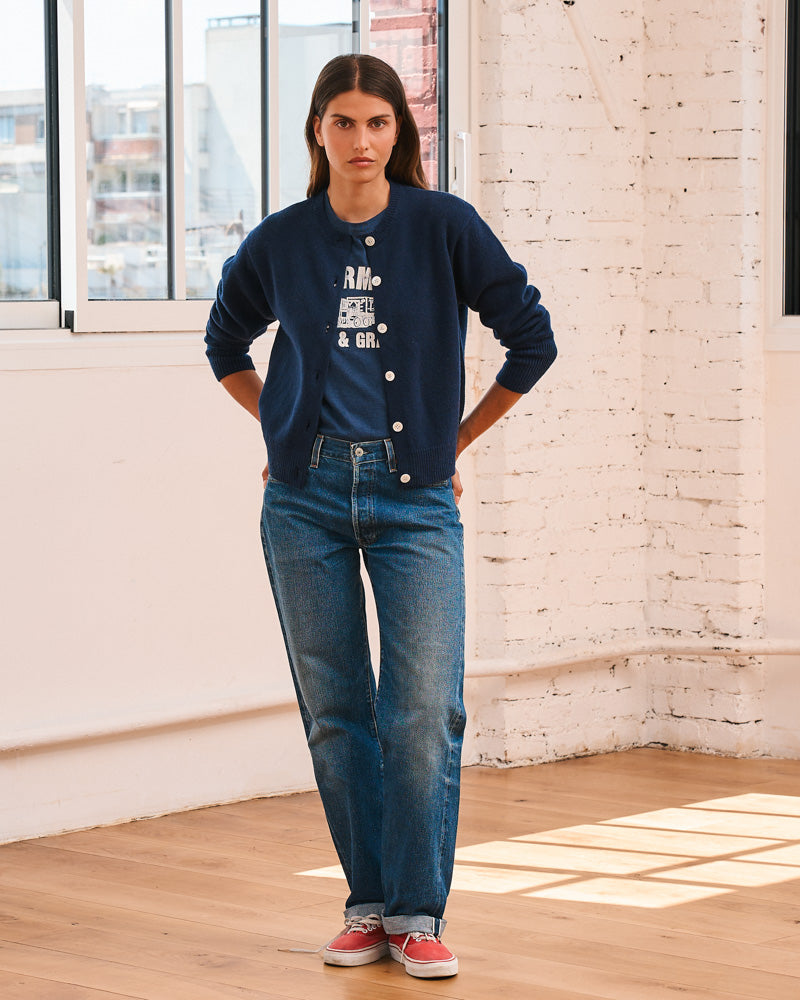 Merci - Cardigan Grace - Marine