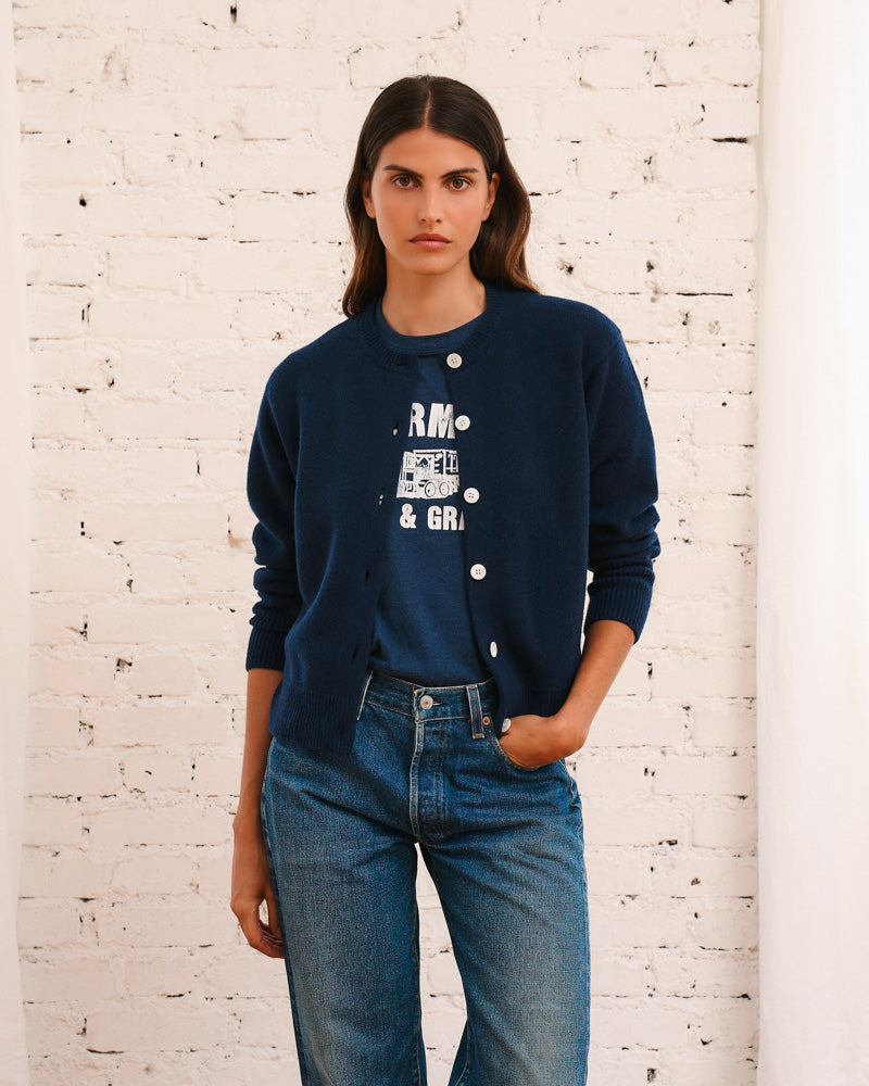 Merci - Cardigan Grace - Marine