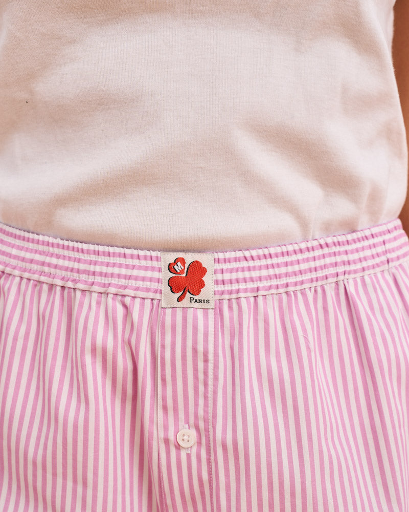 Merci - Jude Striped Shorts - Mauve