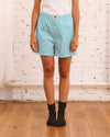 Short Jude Rayé - Turquoise