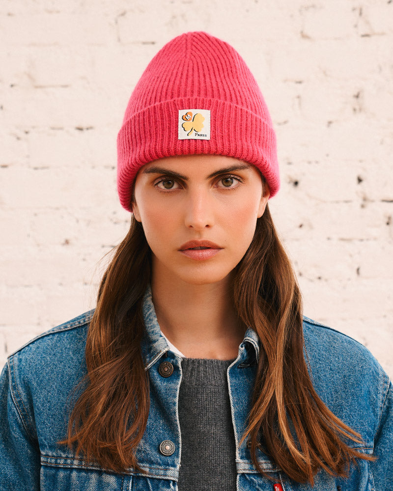 Merci - Bonnet Lucky - Rose
