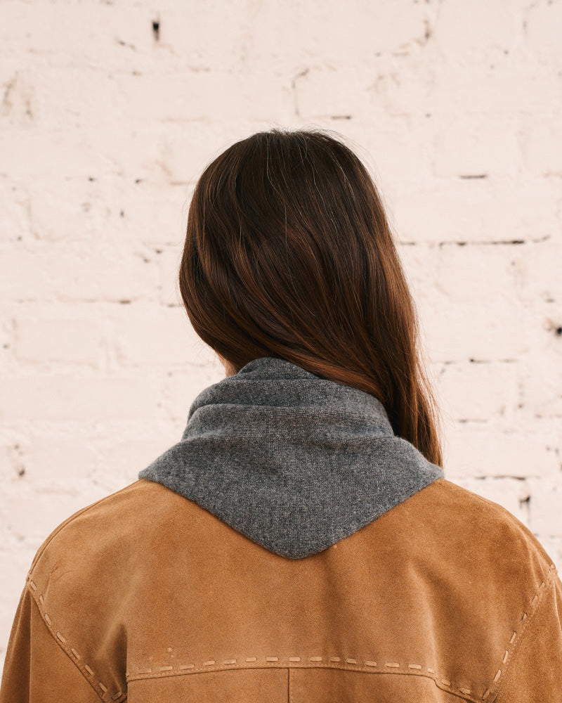 Merci - Bandana En Cachemire Martine - Gris Chiné