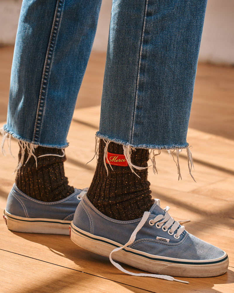Merci - Chaussettes Sacha - Marron