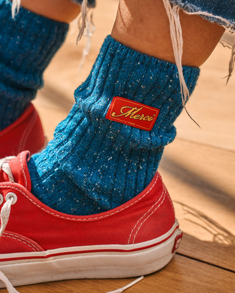 Merci - Sacha Socks - Navy
