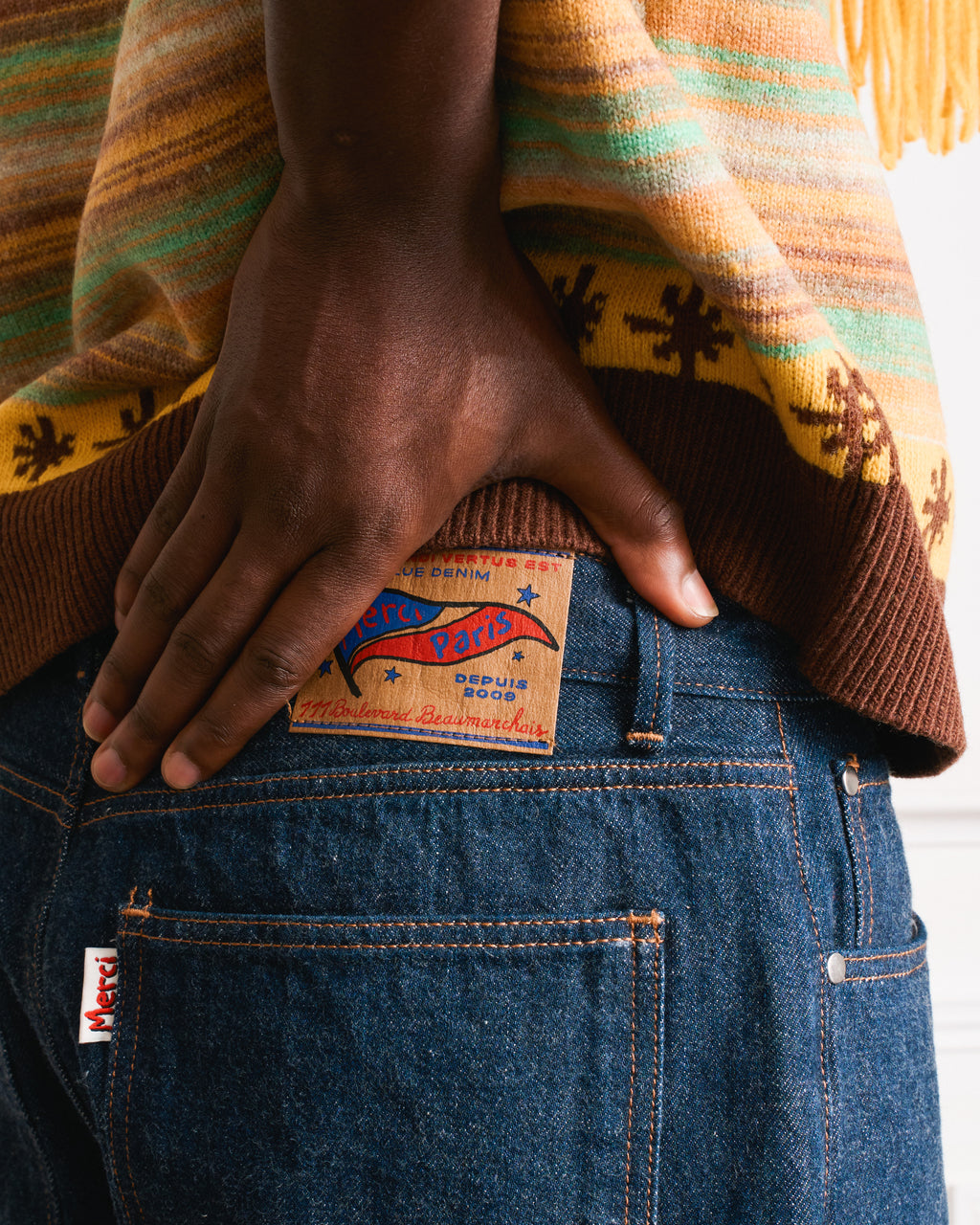 Merci - Jeans Droit Trèfle - Onewash