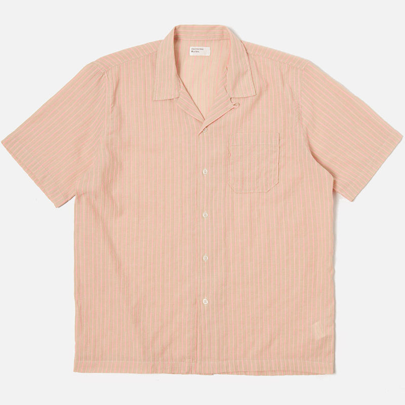 Universal Works - Chemise Road - Rose pale