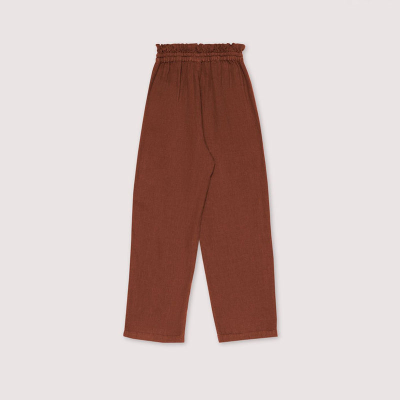 The New Society - Pantalon Long Beach - Marron