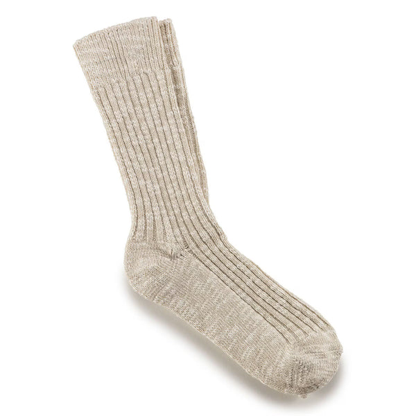 Birkenstock - Chaussettes Coton Flammé - Beige