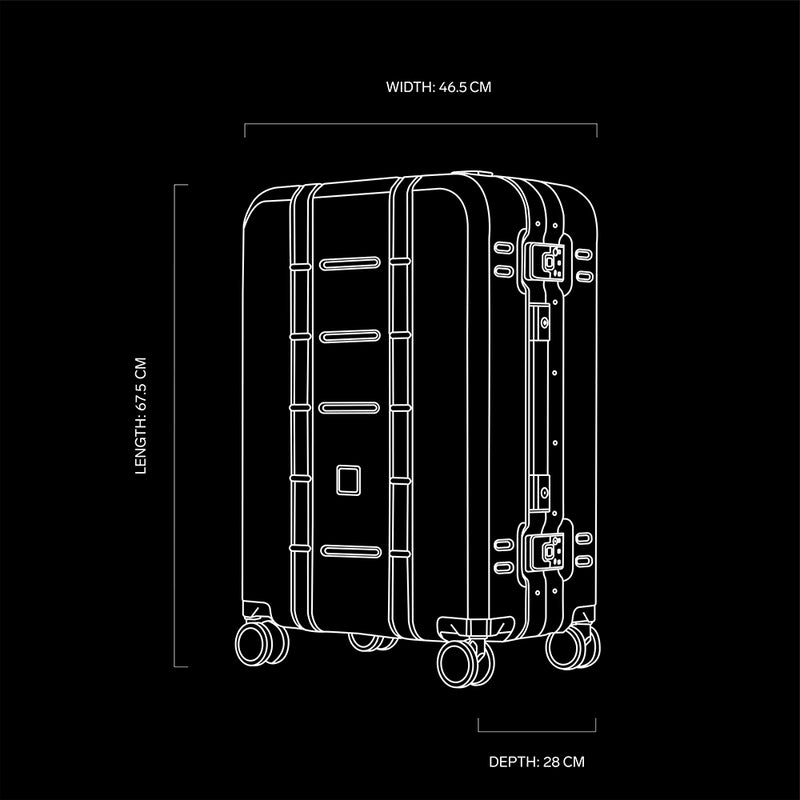 Db Journey - Ramverk Pro Check-In Luggage - Argent