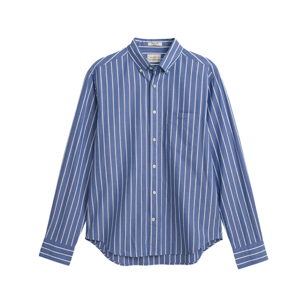 GANT - Chemise à Rayures - Lapis Blue