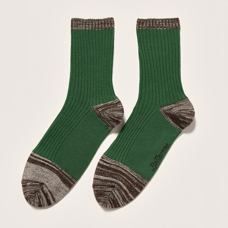 Bellerose - Chaussettes Baudy - Vert/Gris