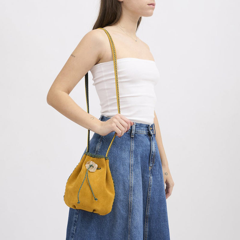 Iacobella - Sac Nirmala Suede - Ocre