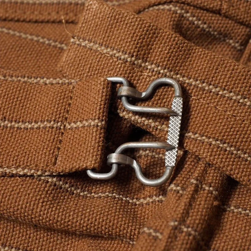 Warehouse & Co - Pantalon 1228 - Marron Rayures Canard