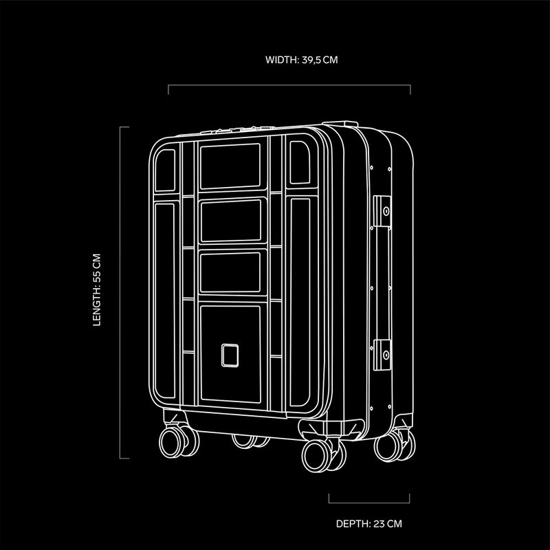 Db Journey - Ramverk Pro Check-In Luggage - Argent