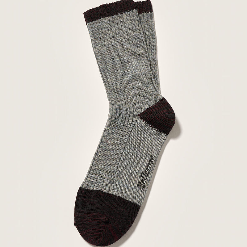 Bellerose - Chaussettes Baudy - Gris/Noir