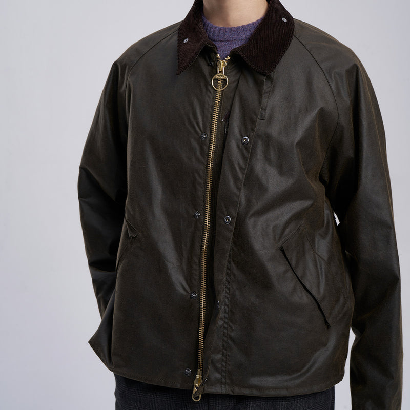 Barbour - Veste Os Transport Wax - Olive