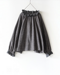 Ichi - Chemise Pinstripe - Anthracite