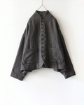 Ichi - Veste Laine Pied-de-Poule - Moka