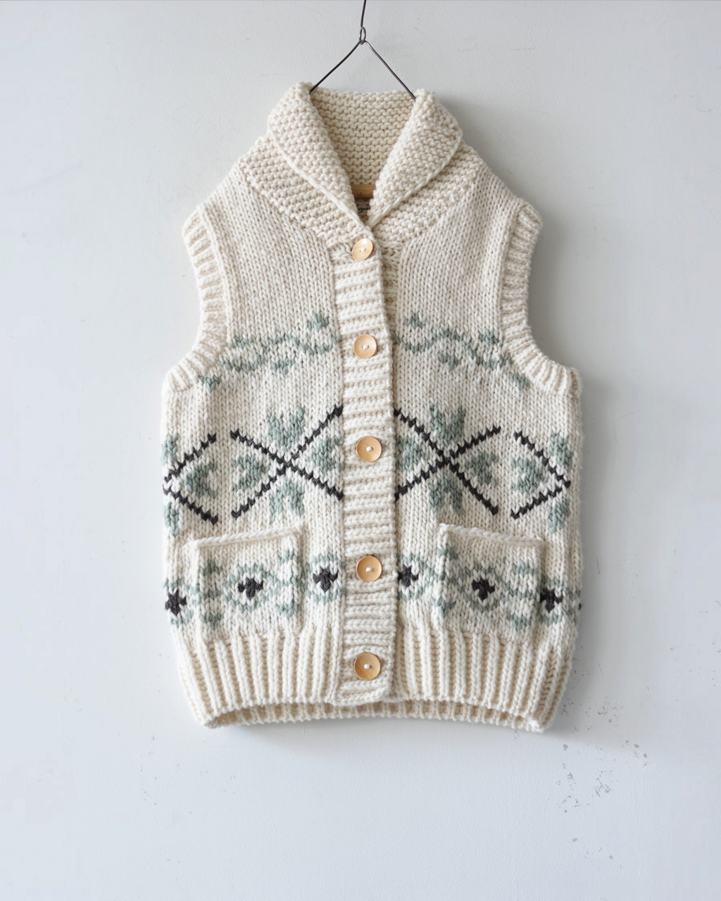 Ichi - Gilet Peru - Blanc