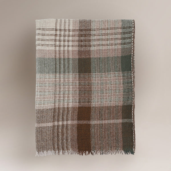 Plaid en laine n°81 - Natural