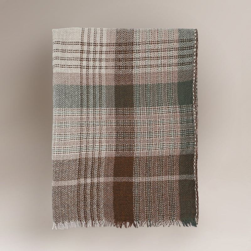 Plaid en laine n°81 - Natural