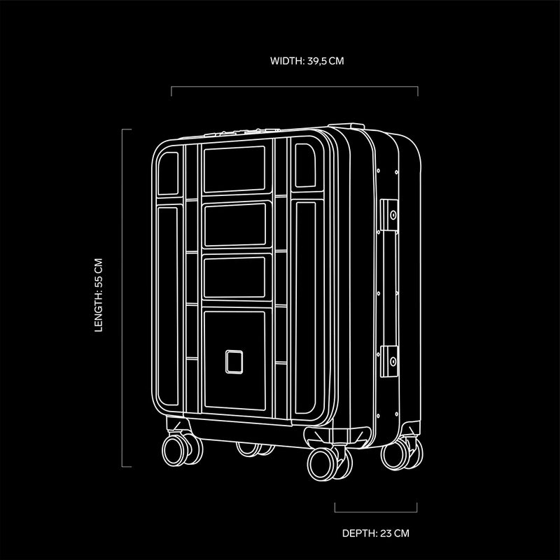 Db Journey - Ramverk Pro Front Access Carry-On - Argent