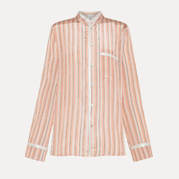 Forte_Forte - Chemise Chic Stripes - Terra