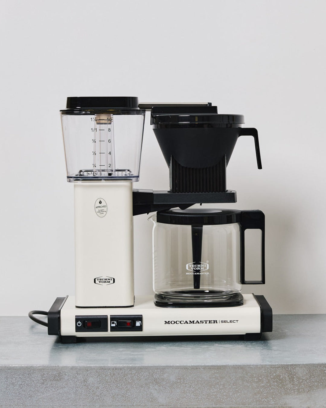Moccamaster - Cafetière Filtre Kbg Select - Blanc