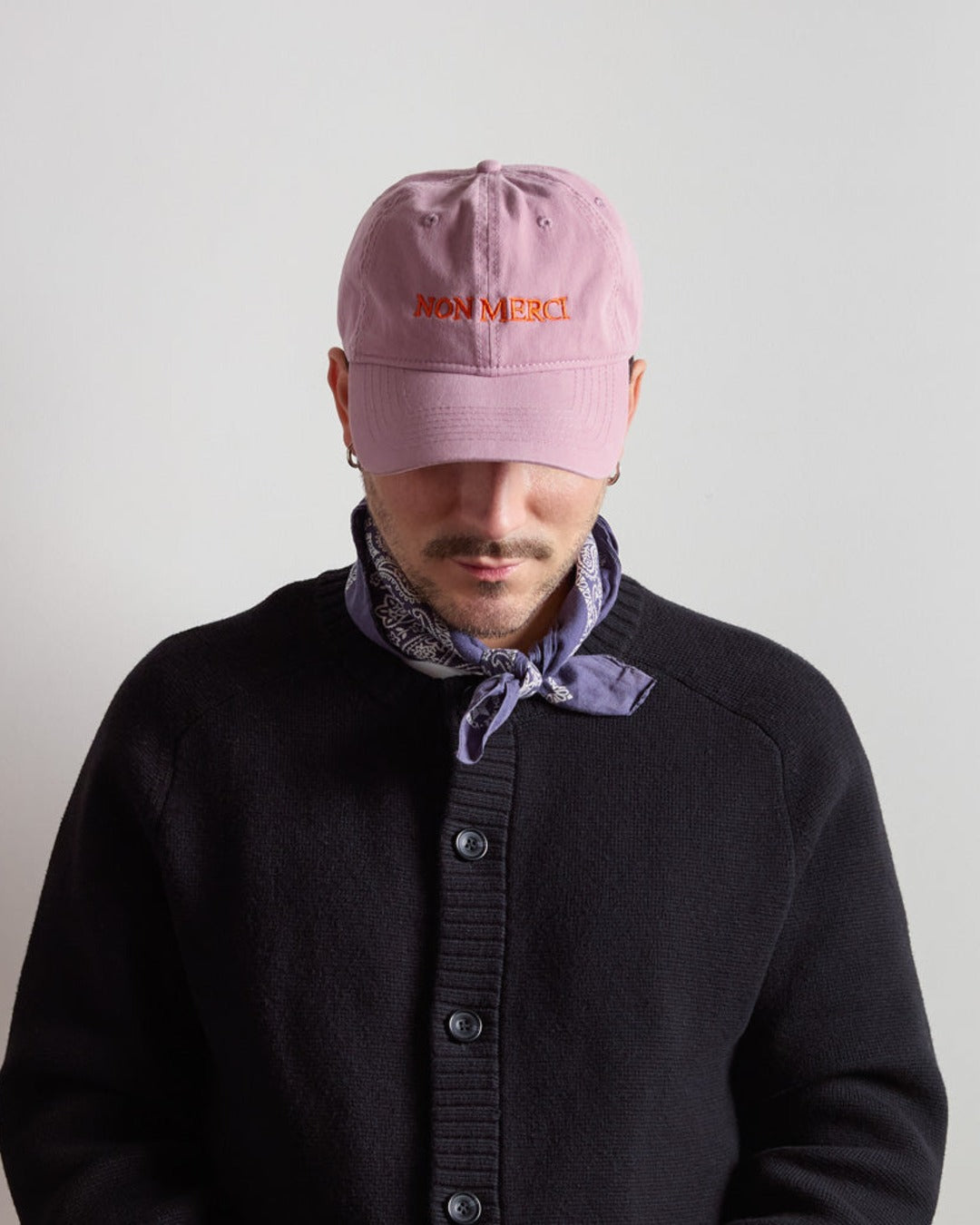 Merci - Casquette Non Merci - Lila & Orange