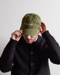 Merci - Non Merci cap - Green & Lila