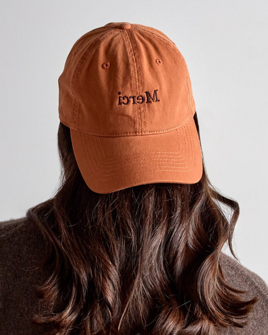 Merci - Casquette Miroir - Terracotta & Marron