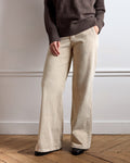 Merci - Dalida velvet trousers - Cream