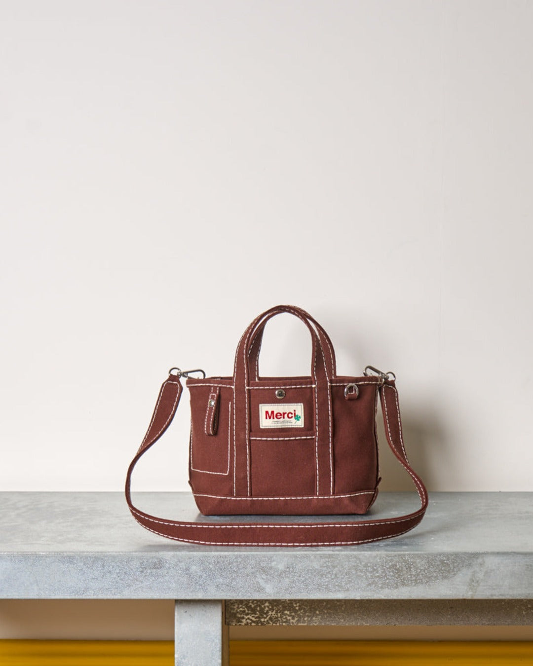 Merci - Candide shopping bag Solid - Dark Brown