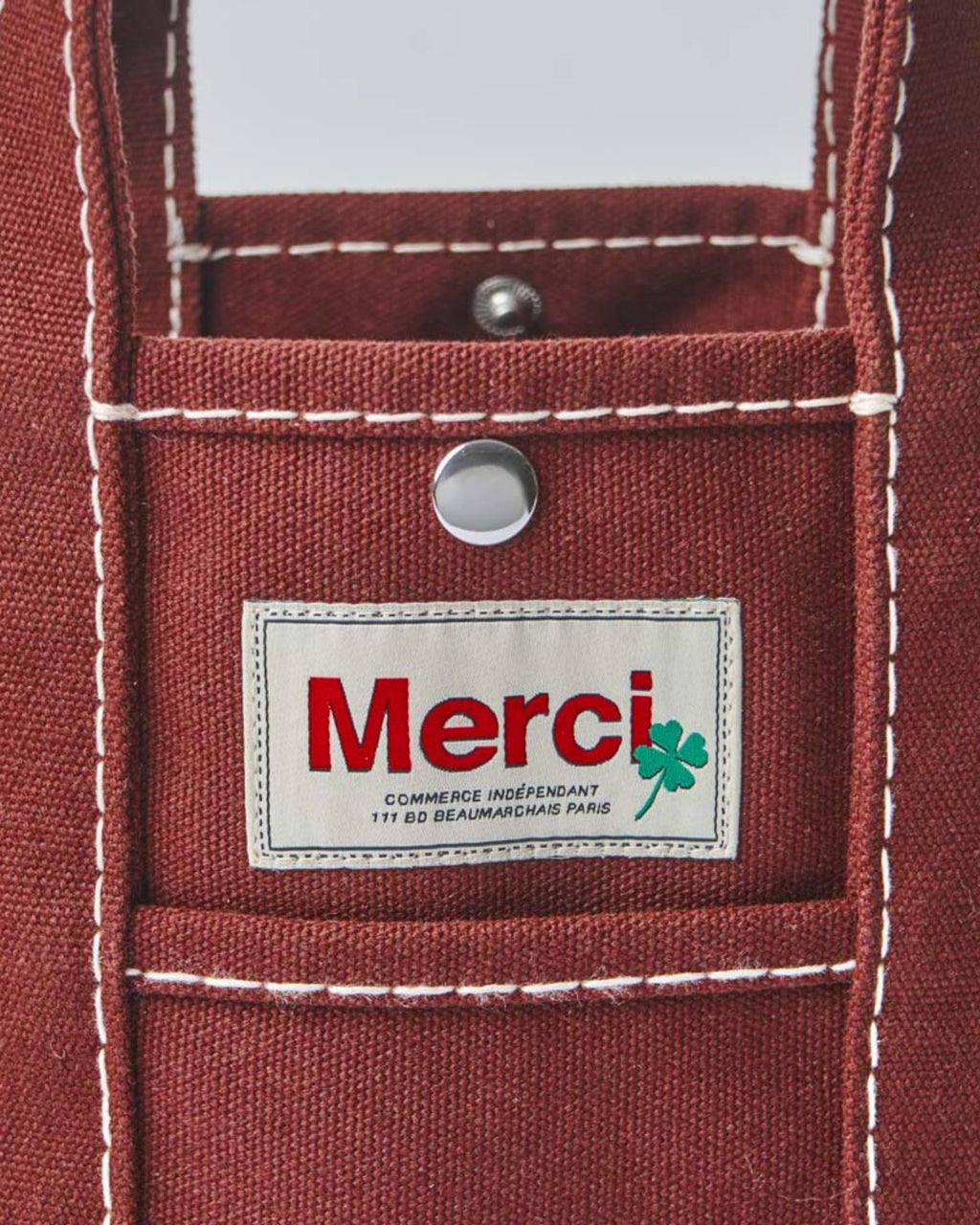 Merci - Candide shopping bag Solid - Dark Brown