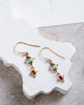Alix D Reynis - Leo earrings - Red Tourmaline