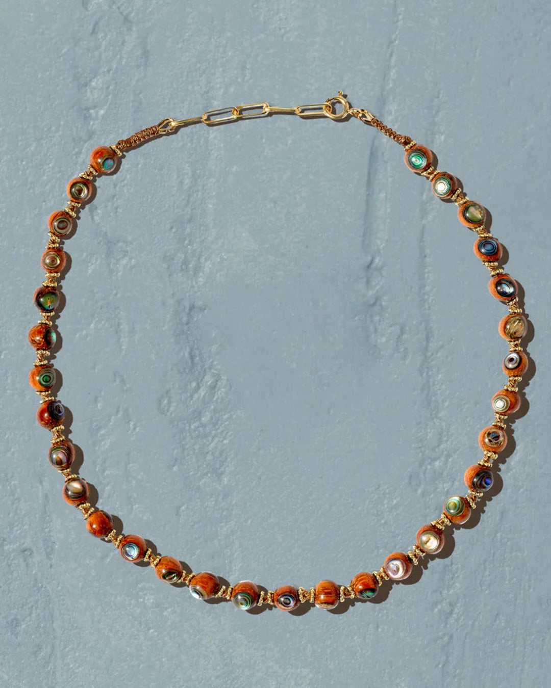 Tityaravy - Woody necklace - Brown