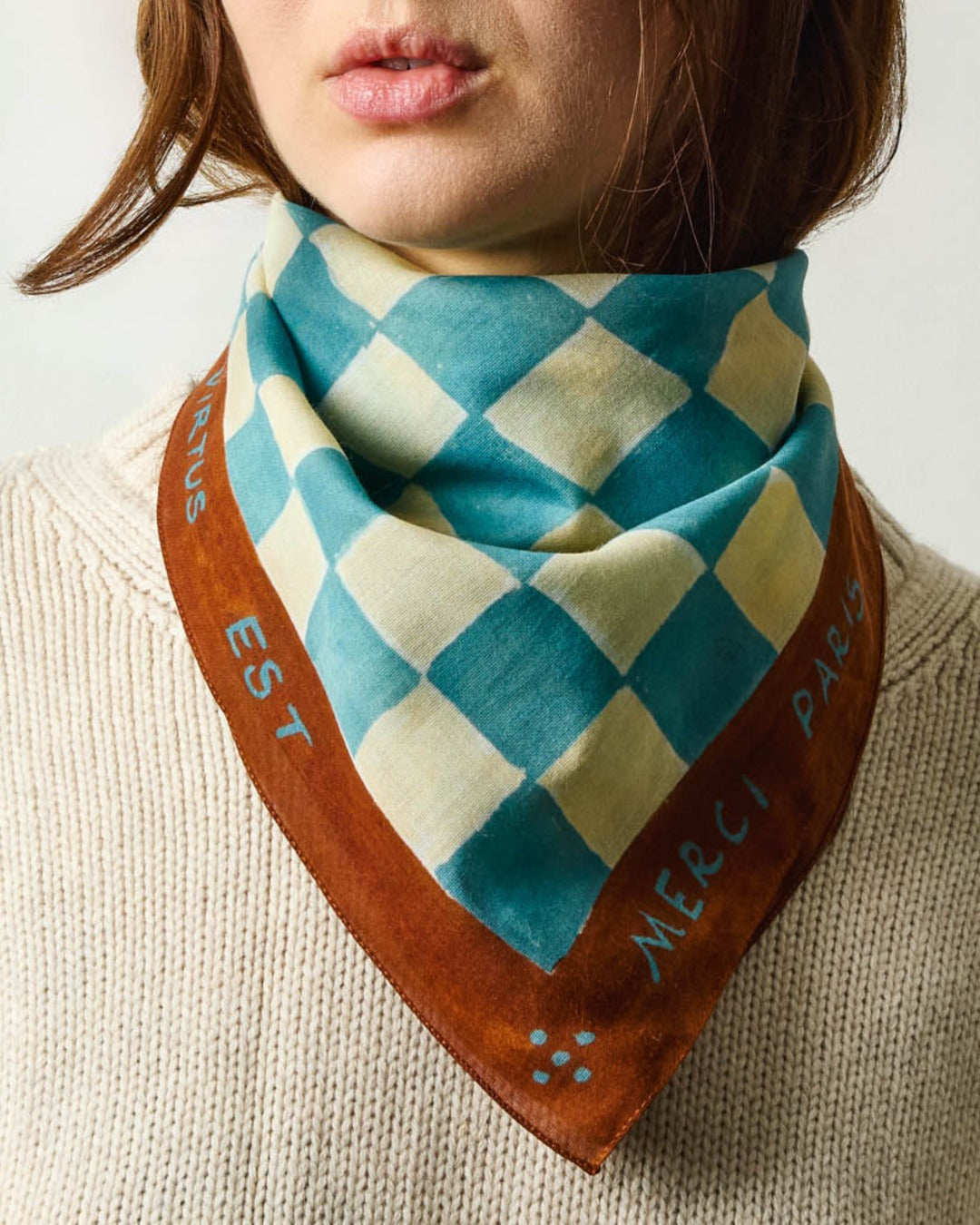 Merci - Ars Vivendi Virtus Est Bandana - Brown
