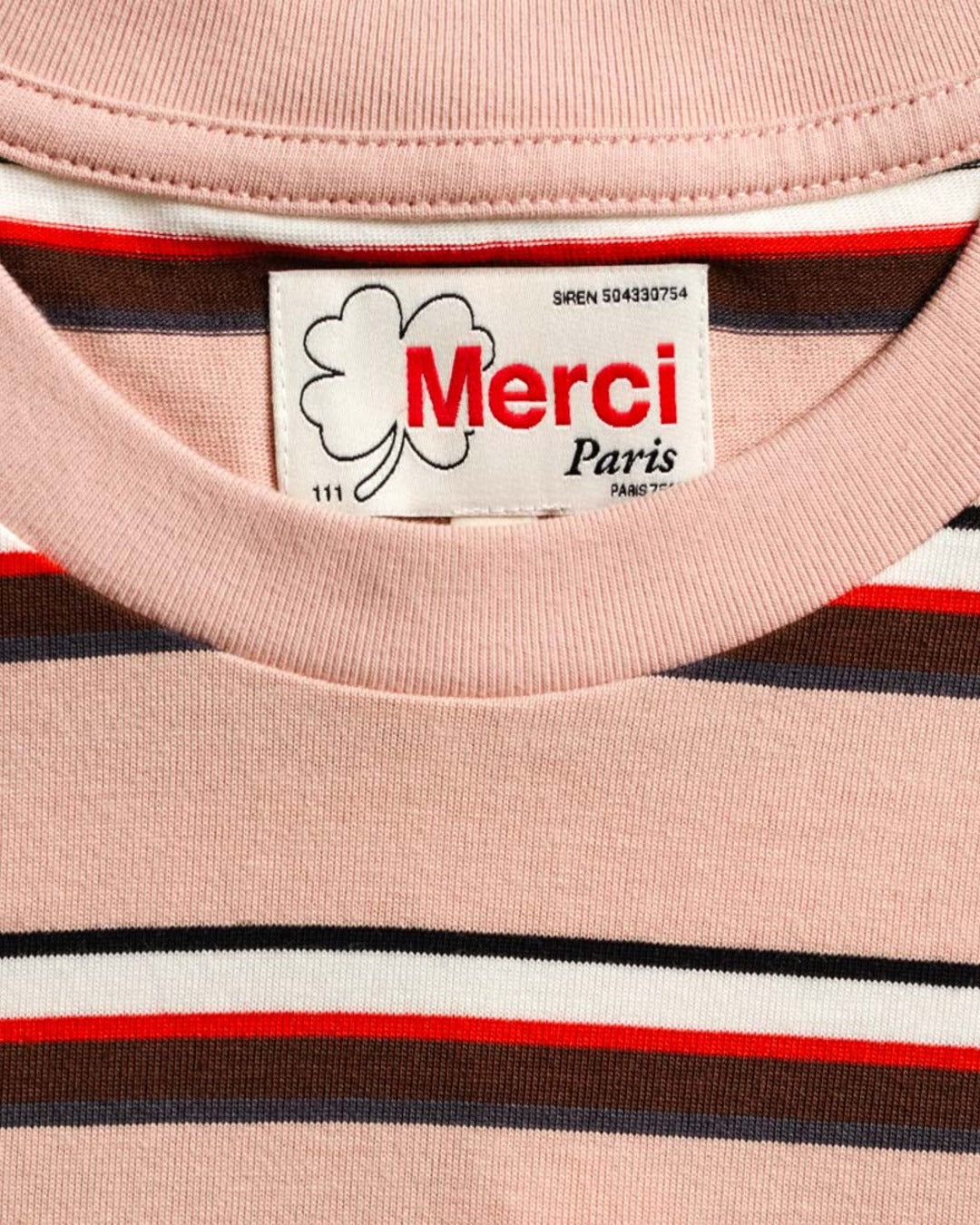 Merci - T-Shirt Vadim Stripes - Beige