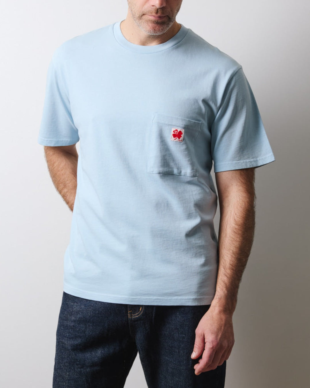 Merci - T-Shirt Vadim - Bleu Ciel