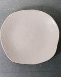 Jars Ceramistes - Assiette Plate En Grès Émaillé Wabi - Blanc