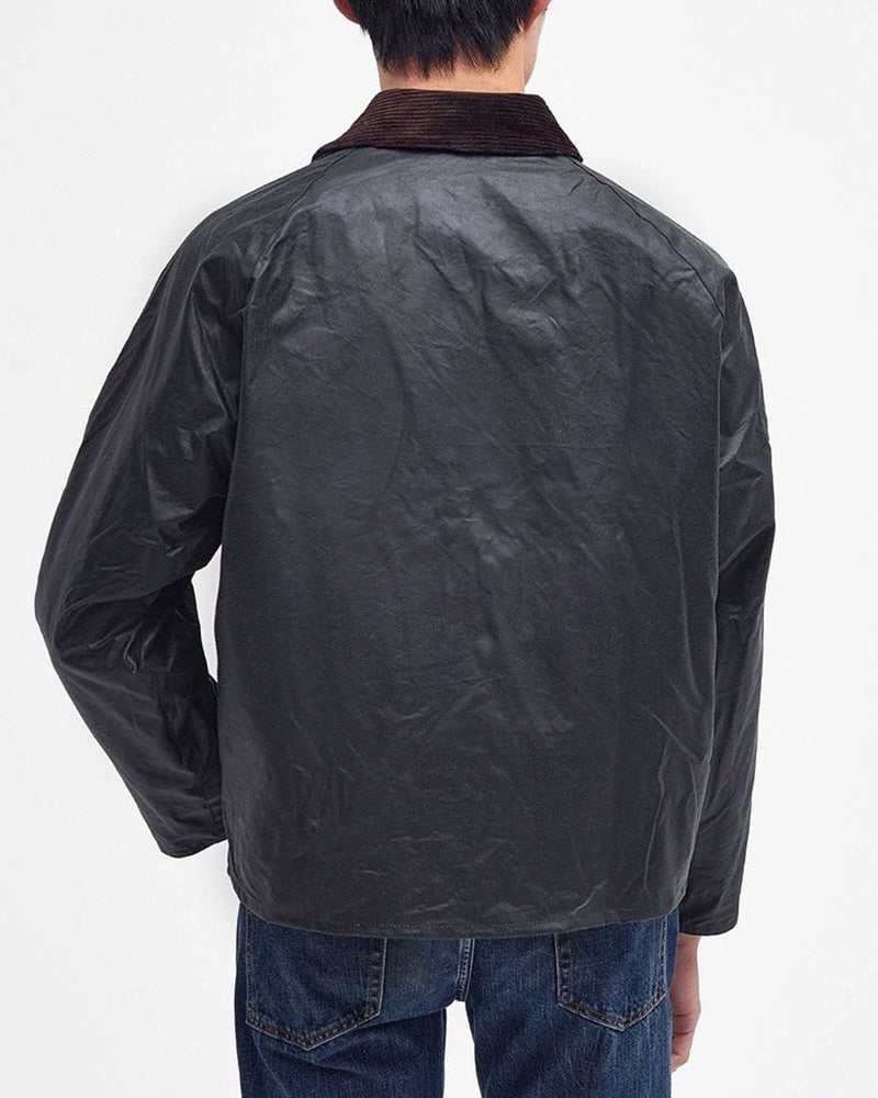 Barbour - Veste Os Transport Wax - Sage – Merci Paris