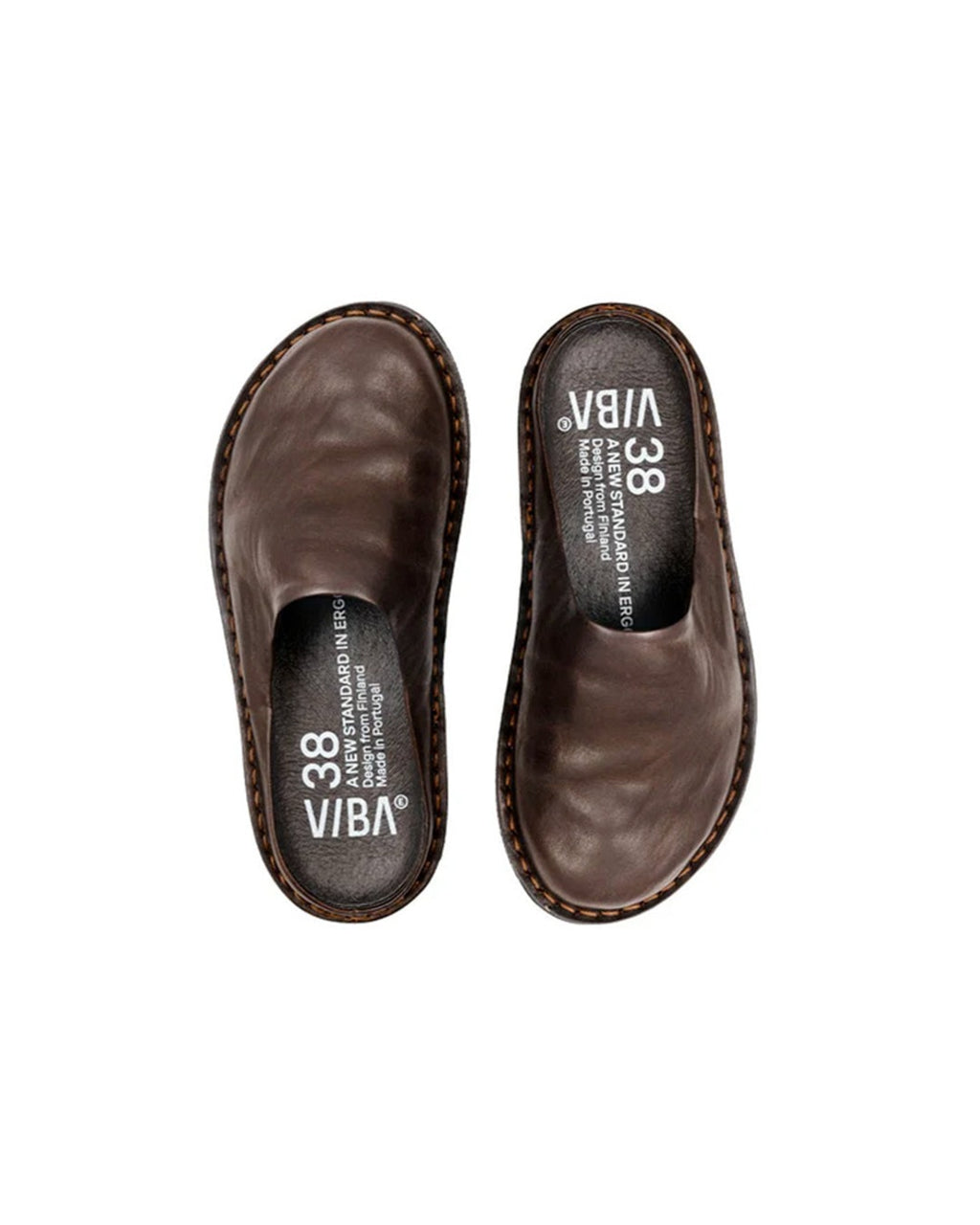 Vibae - Roma clogs - Cocoa Brown