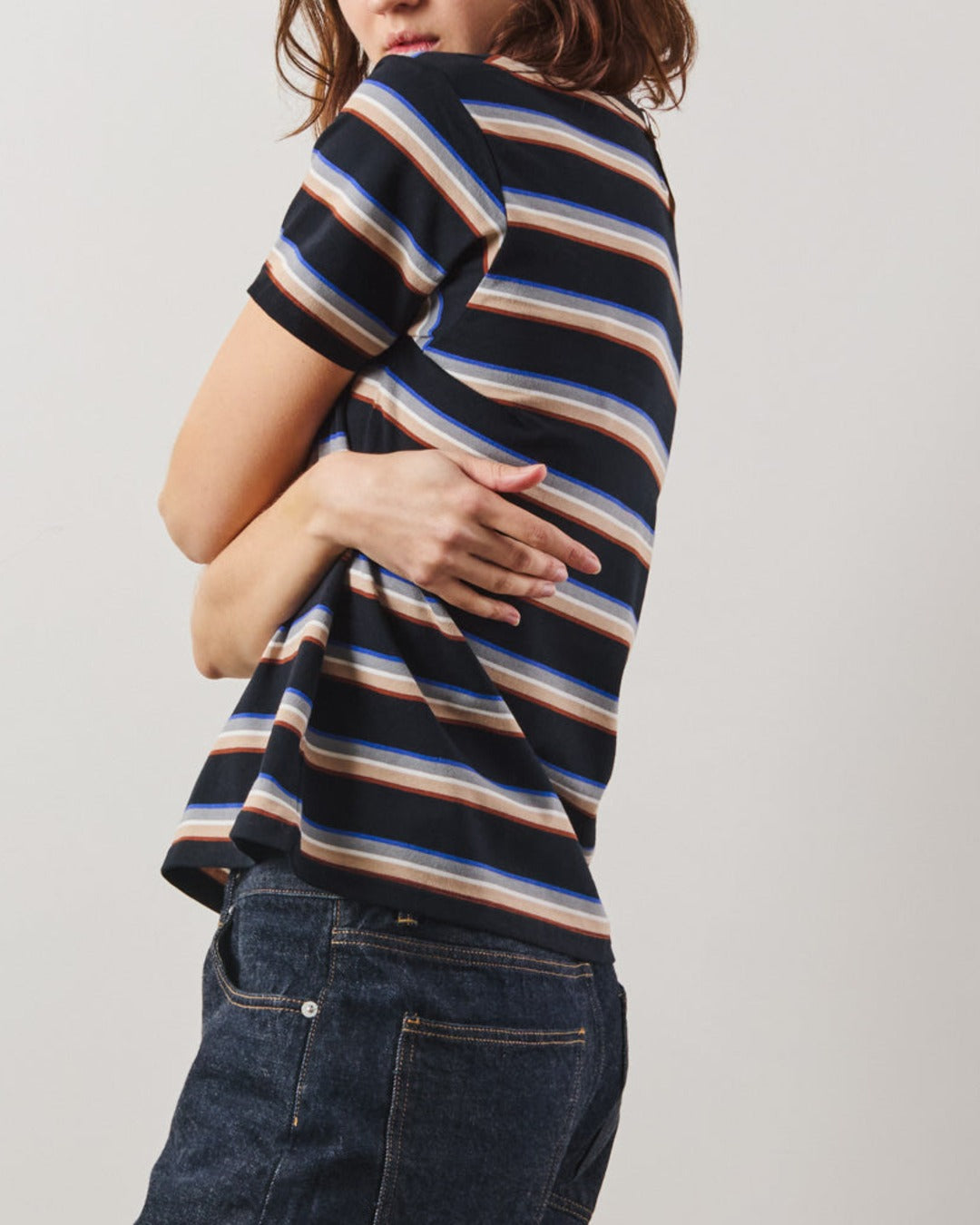 Merci - Lola Stripes T-Shirt - Black