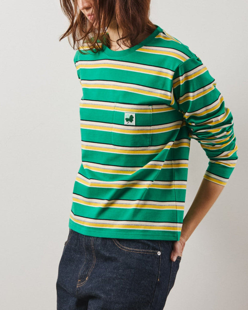 Merci - Nora Stripes T-Shirt - Green