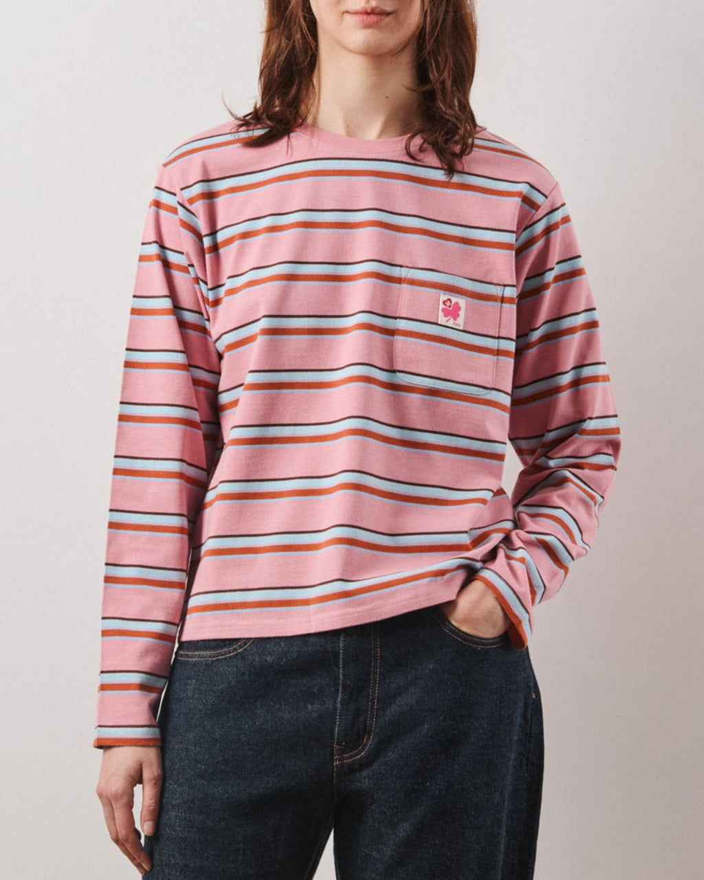 Merci - Nora Stripes T-Shirt - Pink