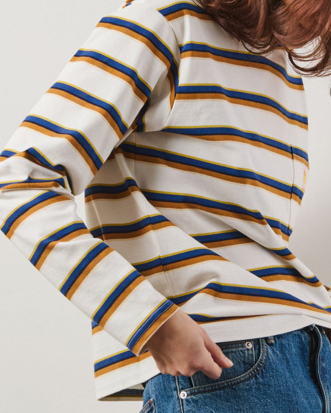 Merci - T-Shirt Nora Stripes - Crème