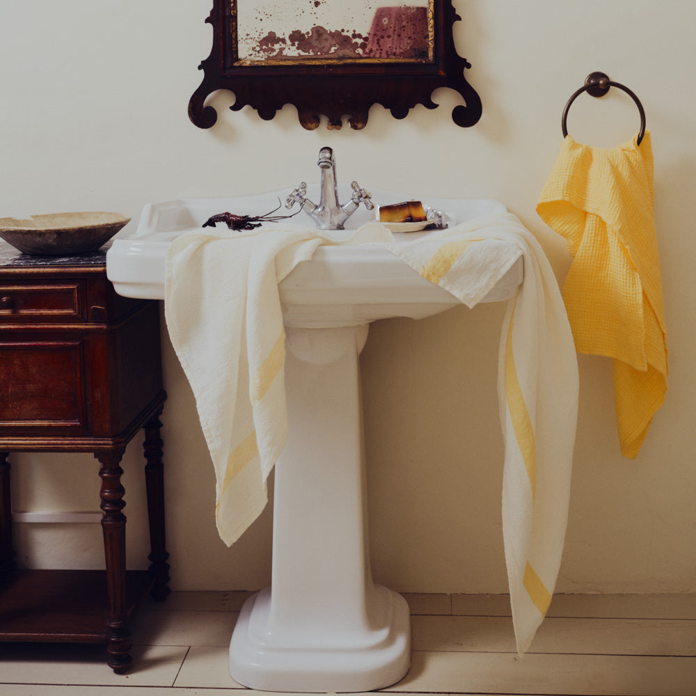 【新品150×100】パリ メルシー merci リネン100%バスタオル Bath Linen: Buy Bath Linen Accessories Online – Merci Paris
