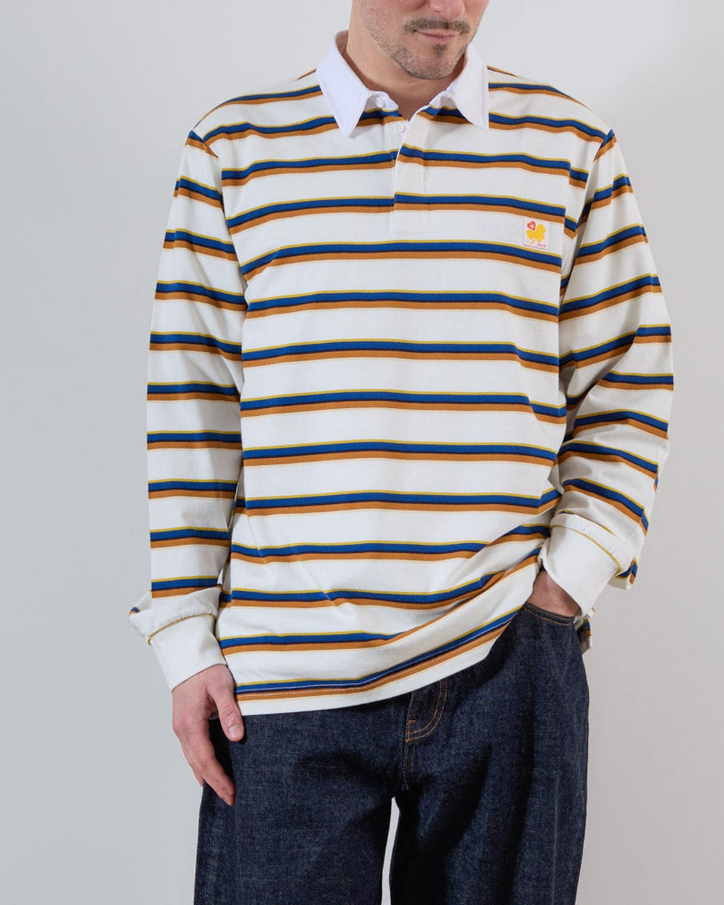 Merci - Polo Caden Stripes - Beige