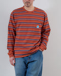 Merci - Vadim Stripes LS T-shirt - Hearth